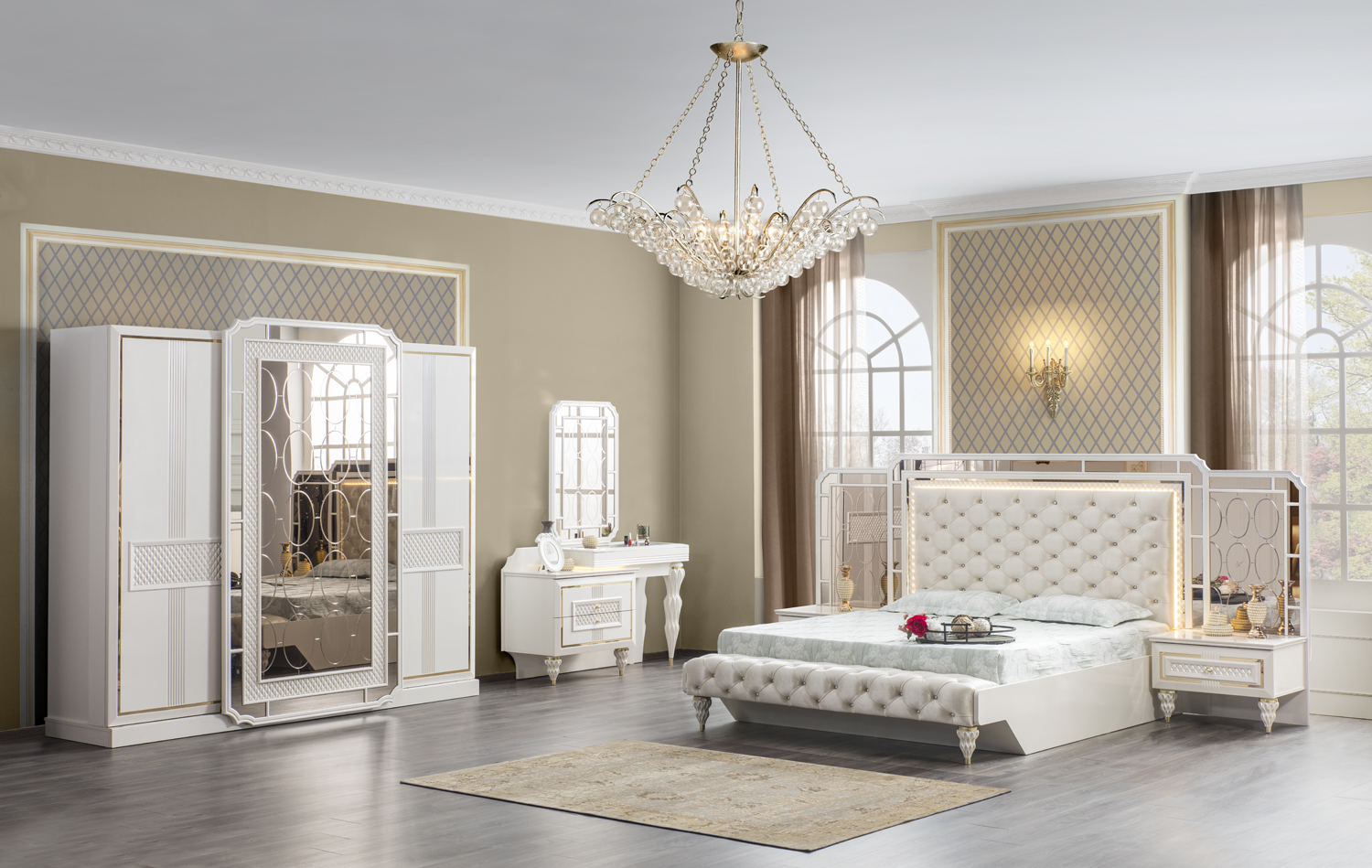 Yatak Odası, Oda Mobilya, Malatya Luxury Yatak Odası